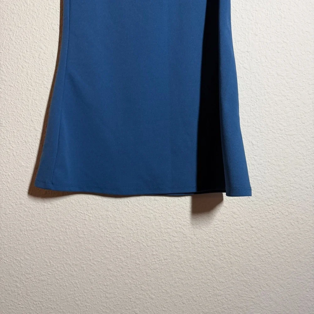 KnitWorks Tank Top Girls 8 Navy Blue Sleeveless‎ Stretch Round Neck Pullover